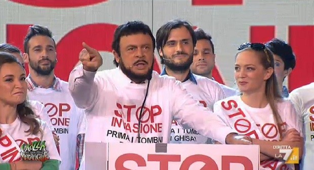 Crozza, Salvini, 14 novebre