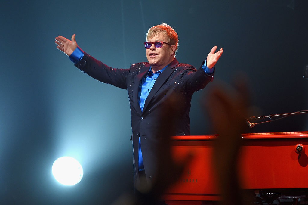 LOS ANGELES, CA - JANUARY 13:  Elton John performed songs from his new album Wonderful Crazy Night out February 5, as well as classic hits, on January 13th at the Wiltern in Los Angeles.  (Photo by Larry Busacca/Getty Images for Island Records)