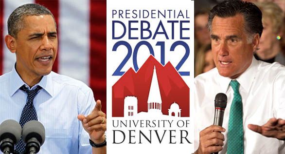 Obama vs Romney primo confronto tv 2012