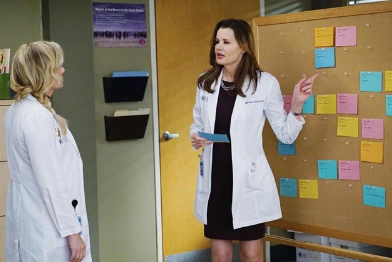 Geena Davis in grey's anatomy