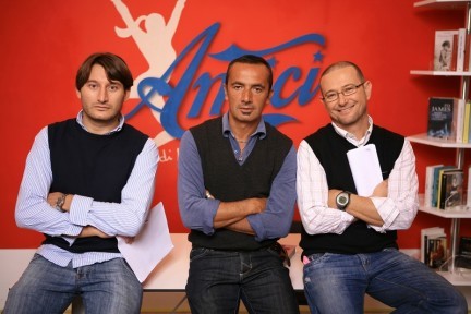 Mauro Monaco, Luca Zanforlin, Chicco Sfondrini, autori di Amici