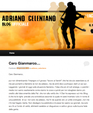 Adriano Celentano Blog