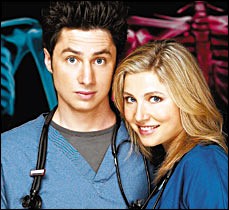 Zach Braff e Sarah Chalke