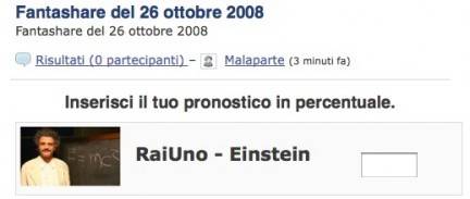 Fantashare del 26 ottobre 2008