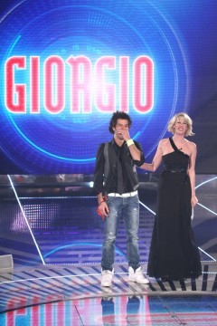 Giorgio Ronchini con Alessia Marcuzzi