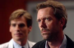 Robert Sean Leonard (James Wilson) e Hugh Laurie (Gregory House)