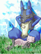 Lucario e Mew