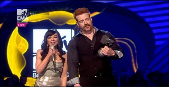MTV EMA 2011 - Ashley Rickards & Sheamus