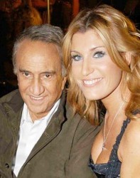 Raffaella Zardo con Emilio Fede