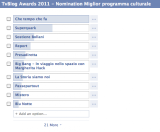 miglior programma culturale