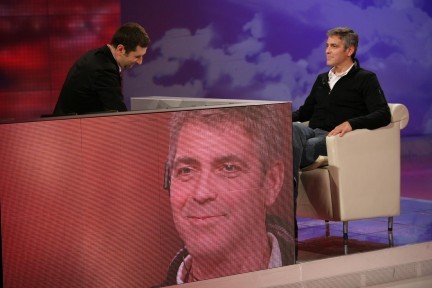 Fabio Fazio e George Clooney