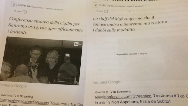 Festival di Sanremo - la rassegna stampa cartacea