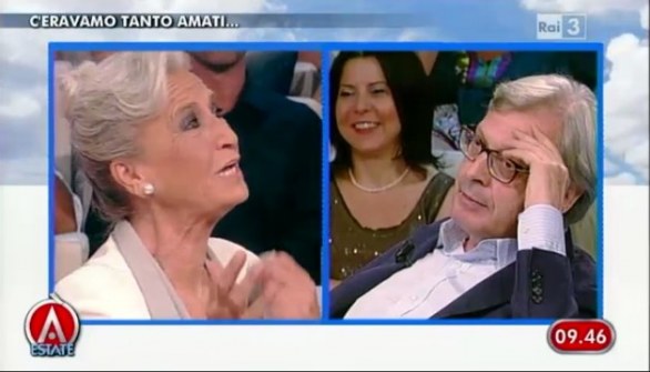 AgorÃ�Â  estate, Barbara Alberti litiga con Vittorio Sgarbi