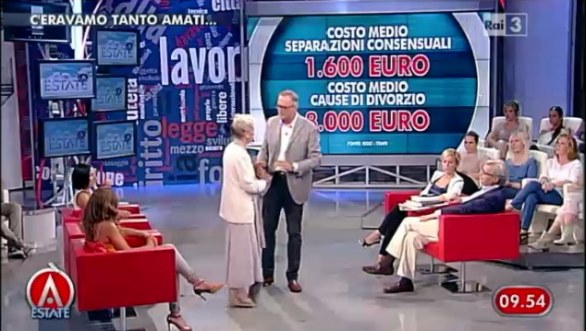 AgorÃ�Â  estate, Barbara Alberti litiga con Vittorio Sgarbi