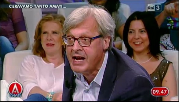 AgorÃ�Â  estate, Barbara Alberti litiga con Vittorio Sgarbi