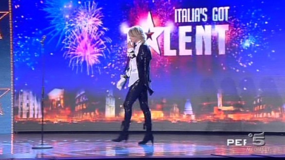 Ala Berht, cantante ad Italia s got talent 2013