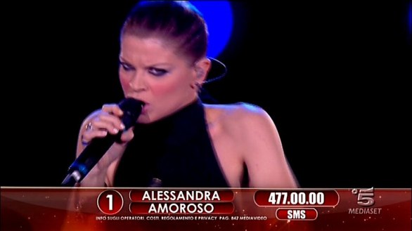 Alessandra Amoroso alla Finale di Amici 2012 Big