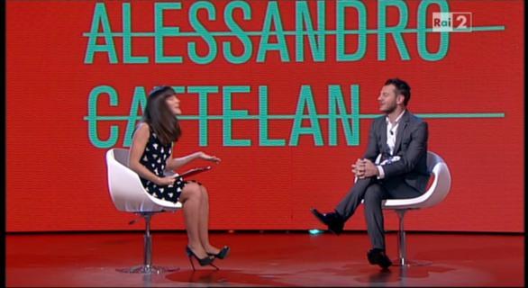 Alessandro Cattelan torna a Quelli che il calcio, con Victoria Cabello