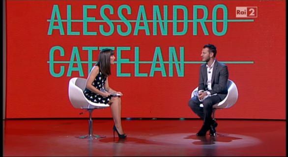 Alessandro Cattelan torna a Quelli che il calcio, con Victoria Cabello