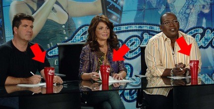 american idol product placement