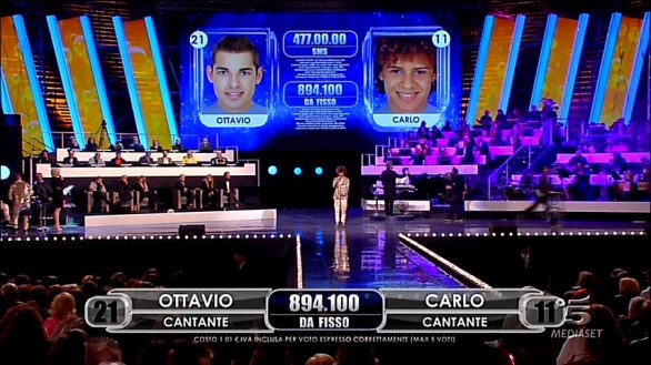 Amici 11 - Carlo Alberto Di Micco terzo classificato