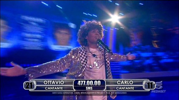 Amici 11 - Carlo Alberto Di Micco terzo classificato