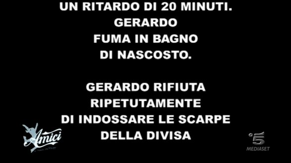 Amici 11 - Gerardo sospeso dalla scuola