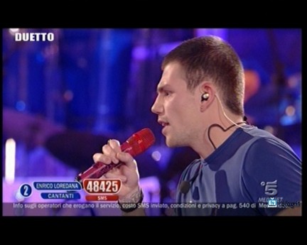 Amici Serale 2010 - Eliminato Enrico Nigiotti