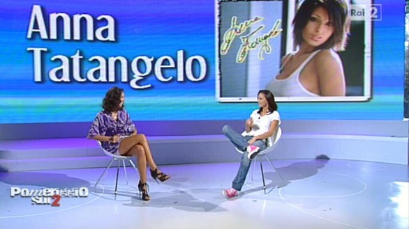 Anna Tatangelo a Pomeriggio sul Due