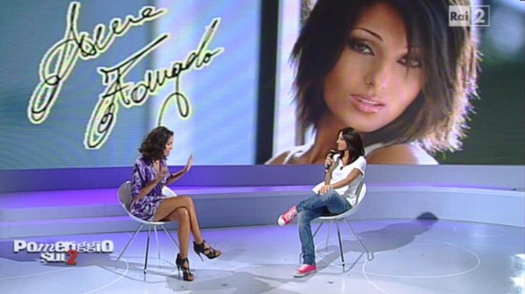 Anna Tatangelo a Pomeriggio sul Due