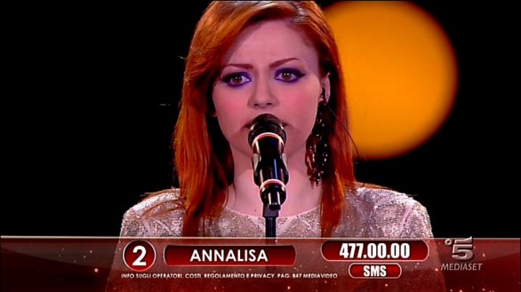 Annalisa Scarrone quarta ad Amici 11 Big