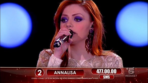 Annalisa Scarrone quarta ad Amici 11 Big