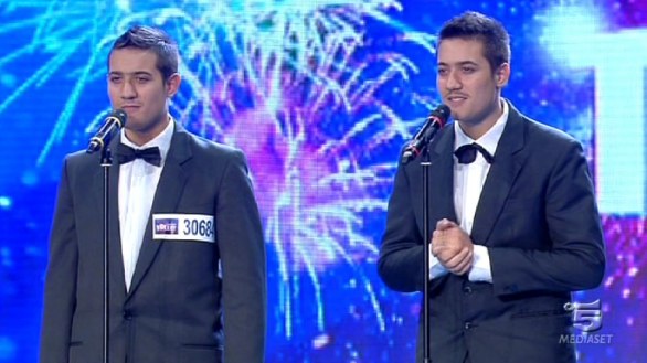 Antonio e Domenico Frate, cantanti ad Italia s got talent