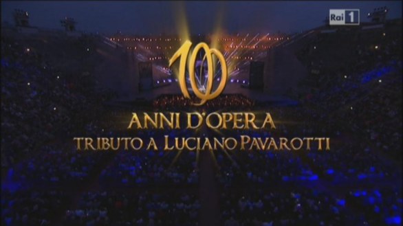 Arena di Verona 2013, Rai 1 - 10 giugno 2013