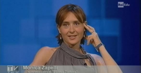 Monica Zapelli, sceneggiatrice Il caso Tortora