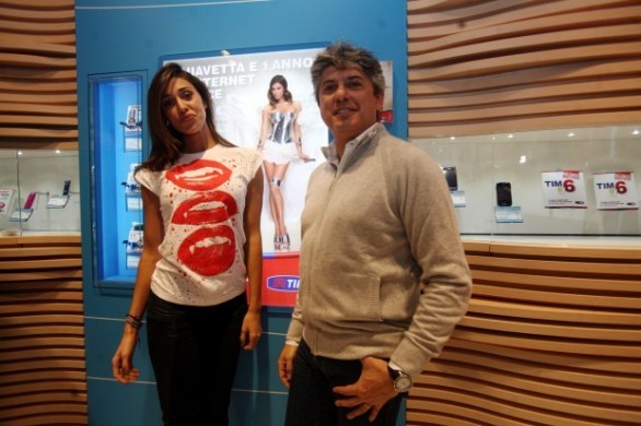 Belen Rodriguez e la TIM