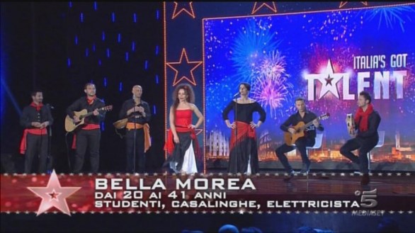 Bella Morea, cantanti siciliani a Italia s Got Talent 2013