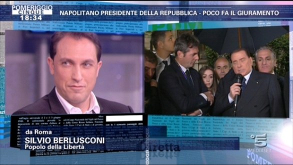 Berlusconi a Pomeriggio Cinque