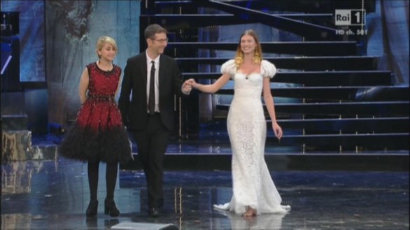 Bianca Balti a Sanremo 2013, la finale del 16 febbraio