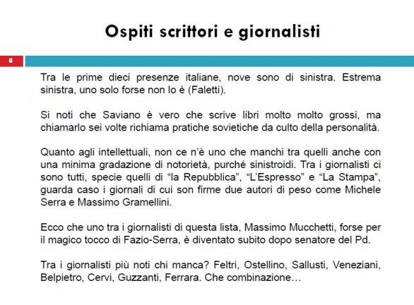 Brunetta contro Fazio, il dossier su Che Tempo Che Fa