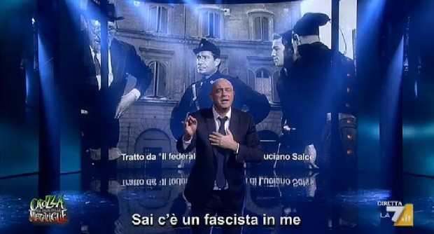 Crozza, fascisti, 14 novembre