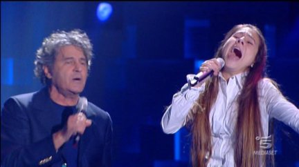 Fausto Leali con Andreea Olariu