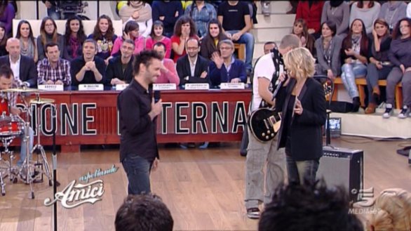 Maria De Filippi con Nek