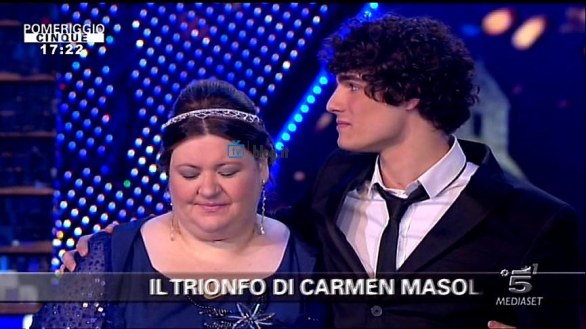 Carmen Masola a Pomeriggio Cinque come cicciona