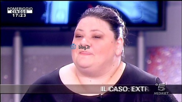 Carmen Masola a Pomeriggio Cinque come cicciona