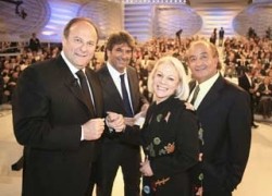 Gerry Scotti, Fabrizio Ormanni (autore), Marina Donato (curatrice programma), Salvatore De Pasquale (autore)