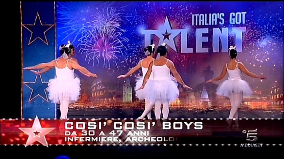 Così così boys, i finti ballerini di Italia\'s got talent