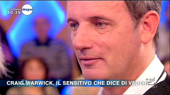 Craig Warwick a Mattino Cinque