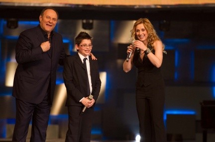 Cristian Imparato il vincitore di Io Canto, Gerry Scotti e Lara Fabian