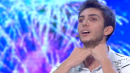 Daniele Carta suona col pomo d'adamo a Italia's got talent